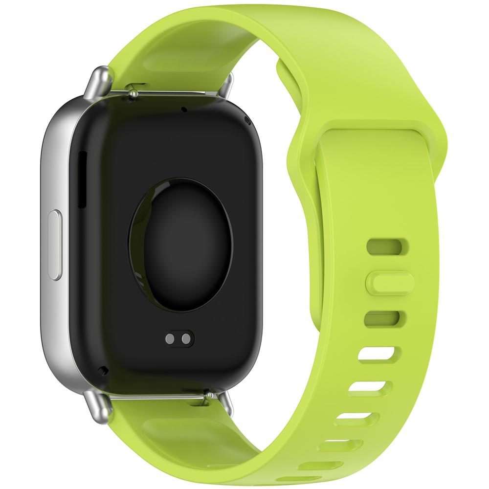 For Redmi Watch 5 Active / Watch 5 Lite xDfind Solid Color Reverse Buckle Silico ... (Lemon Green)
