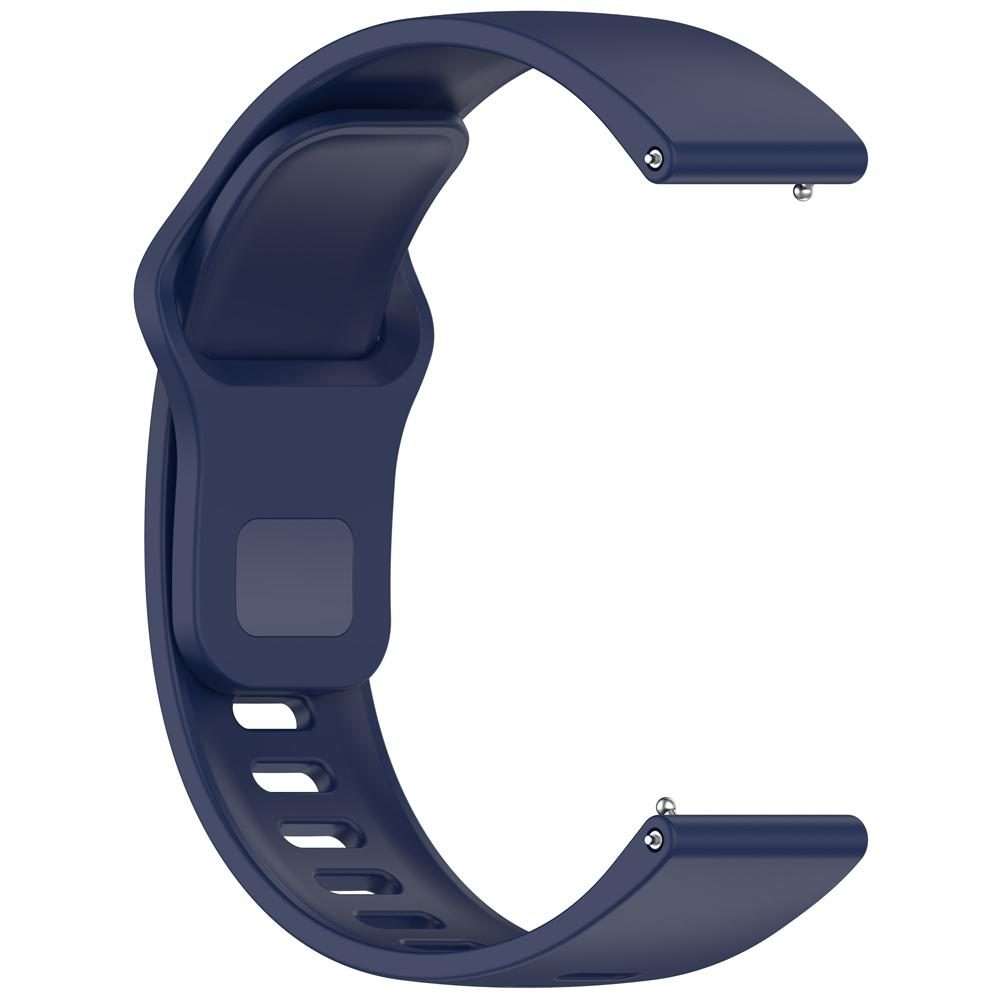 For Redmi Watch 5 Active / Watch 5 Lite xDfind Solid Color Reverse Buckle Silicone ... (Dark Blue)