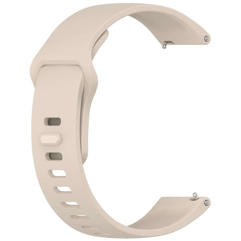 For Redmi Watch 5 Active / Watch 5 Lite xDfind Solid Color Reverse Buckle Silico ... (Ivory White)