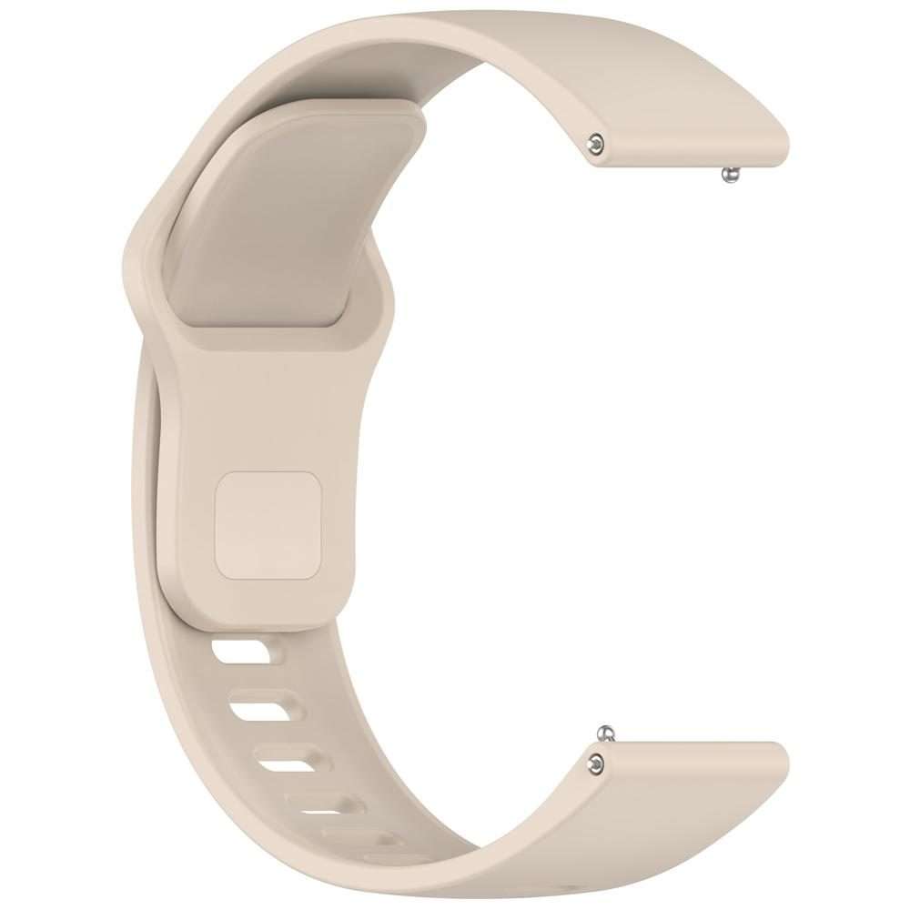 For Redmi Watch 5 Active / Watch 5 Lite xDfind Solid Color Reverse Buckle Silico ... (Ivory White)