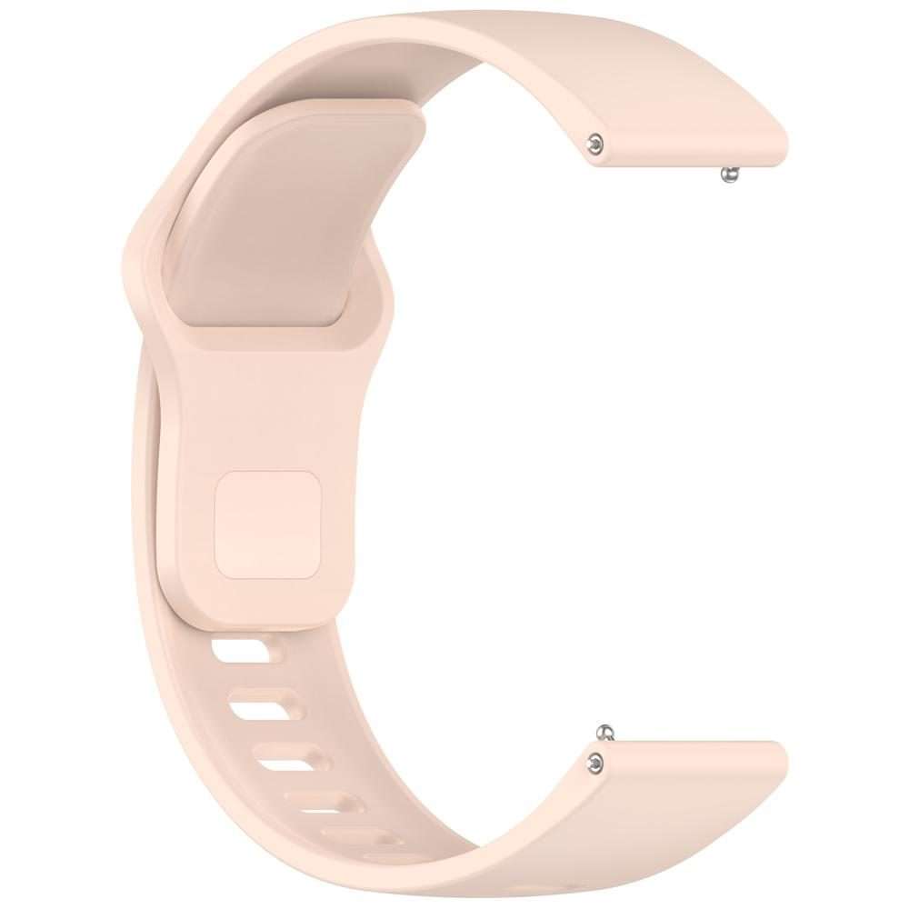 For Redmi Watch 5 Active / Watch 5 Lite xDfind Solid Color Reverse Buckle Silicone Watc ... (Pink)