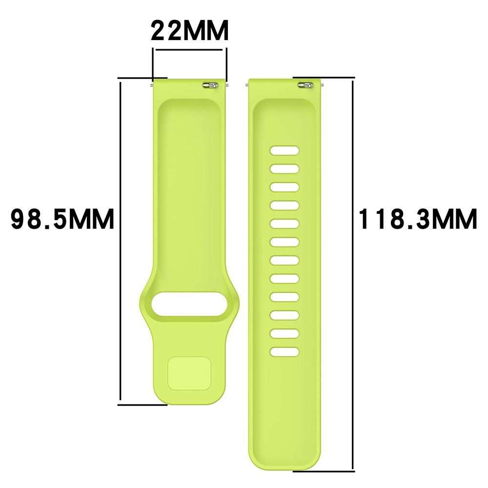 For Redmi Watch 5 Active / Watch 5 Lite xDfind Solid Color Reverse Buckle Silicone Watch Band(Red)