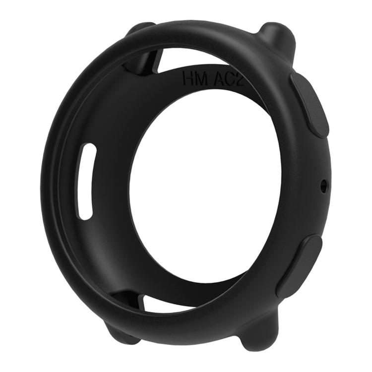 For Amazfit Active 2 Silicone Watch Protective Case(Black)