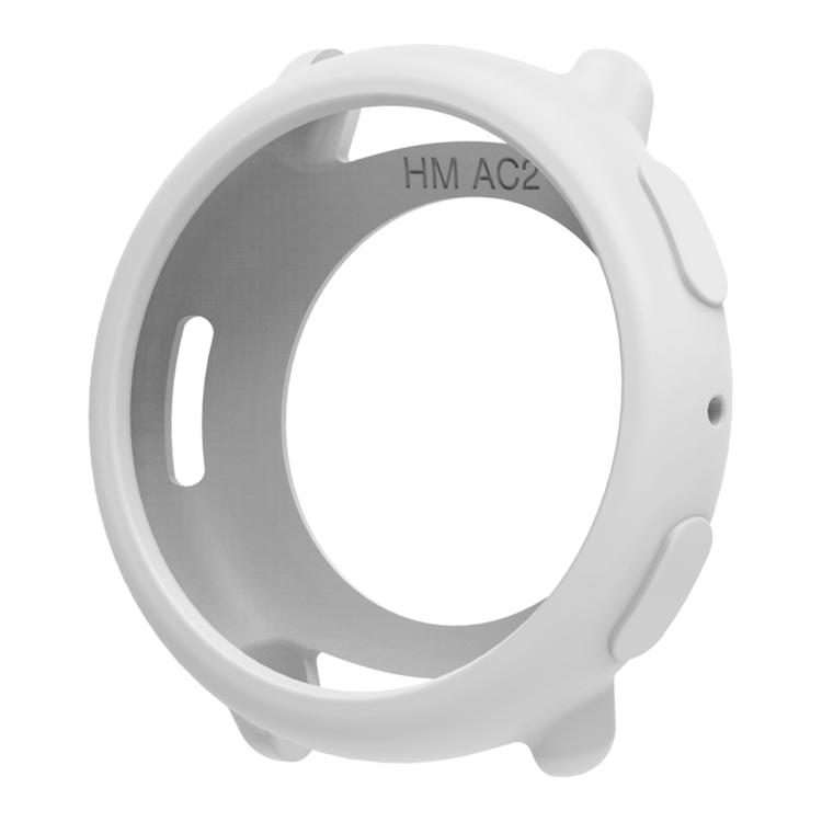 For Amazfit Active 2 Silicone Watch Protective Case(White)