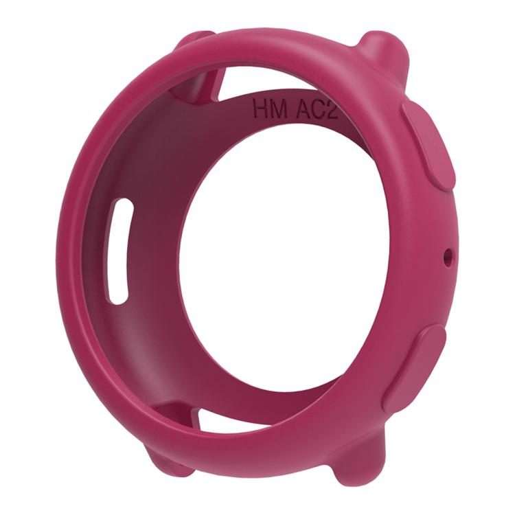 For Amazfit Active 2 Silicone Watch Protective Case(Wine Red)