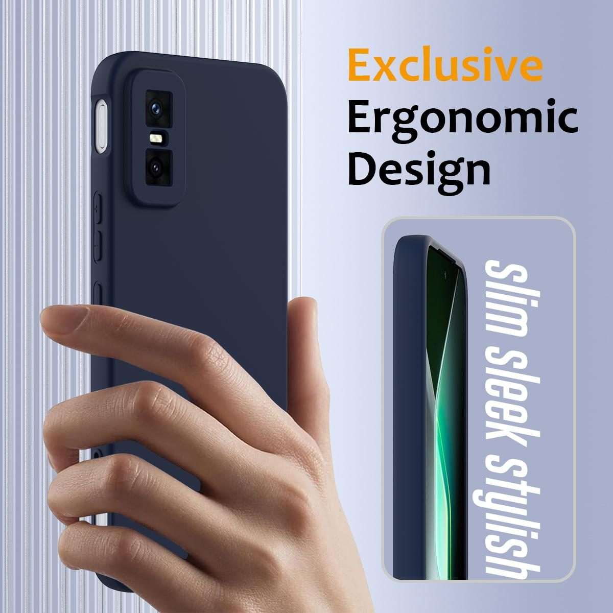 For Infinix GT 30 Pro / GT 30 Shockproof Silicone Magsafe Phone Case(Navy Blue)