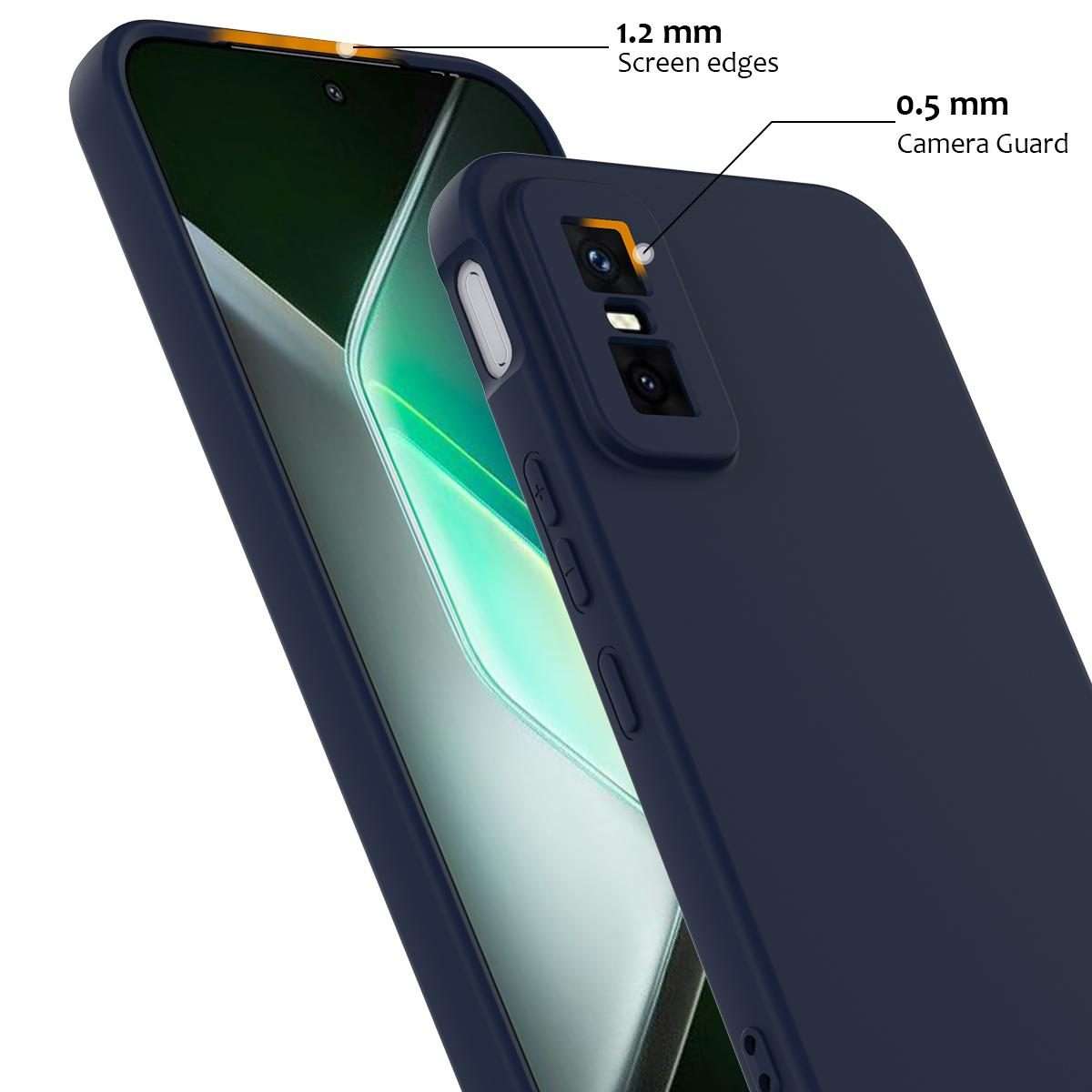 For Infinix GT 30 Pro / GT 30 Shockproof Silicone Magsafe Phone Case(Navy Blue)