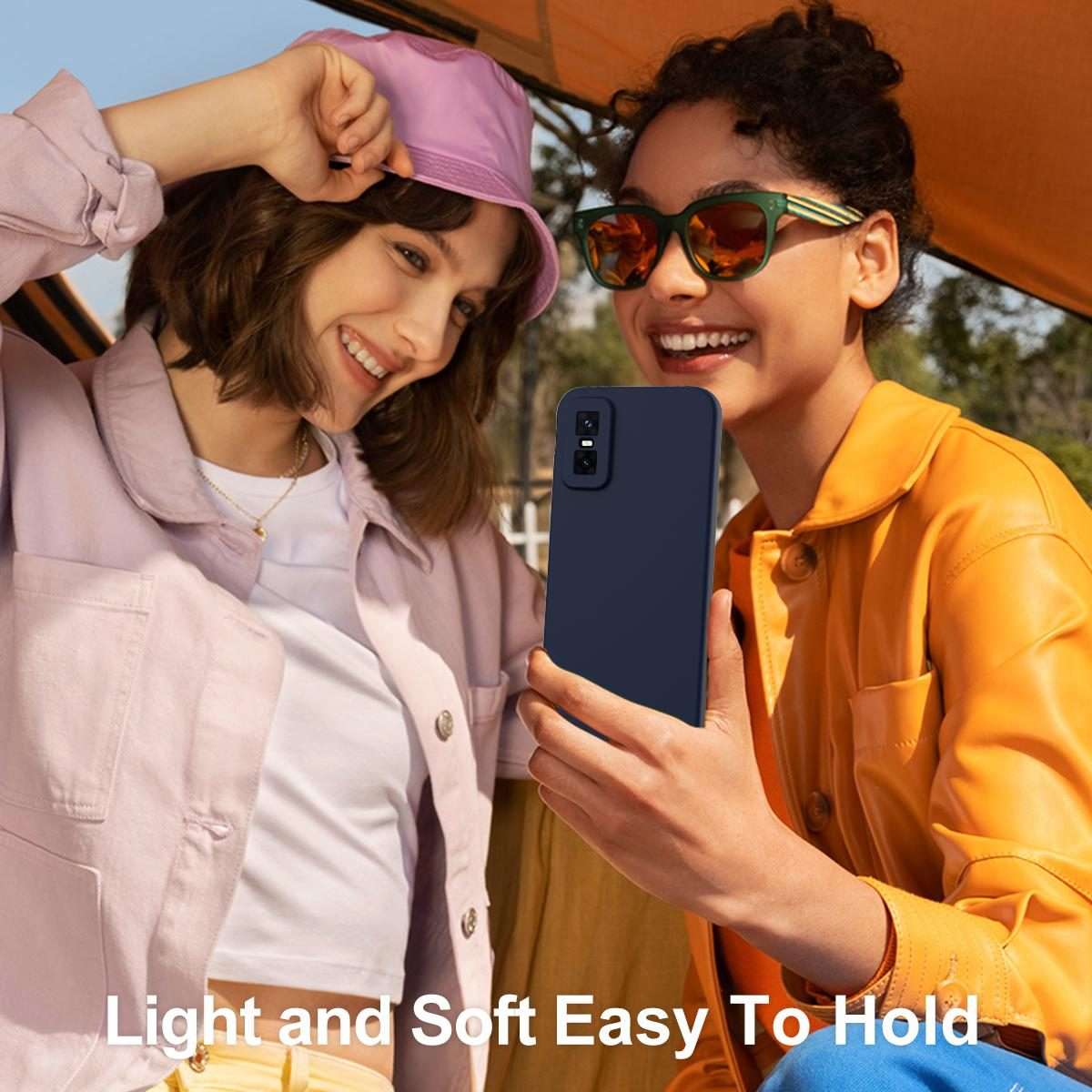 For Infinix GT 30 Pro / GT 30 Shockproof Silicone Magsafe Phone Case(Navy Blue)
