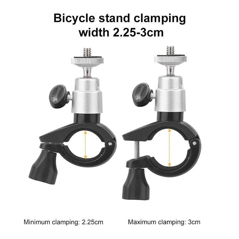 For DJI RC / RC 2 BRDRC Drone Remote Control Adapter Base Bicycle Holder(Black Silver)