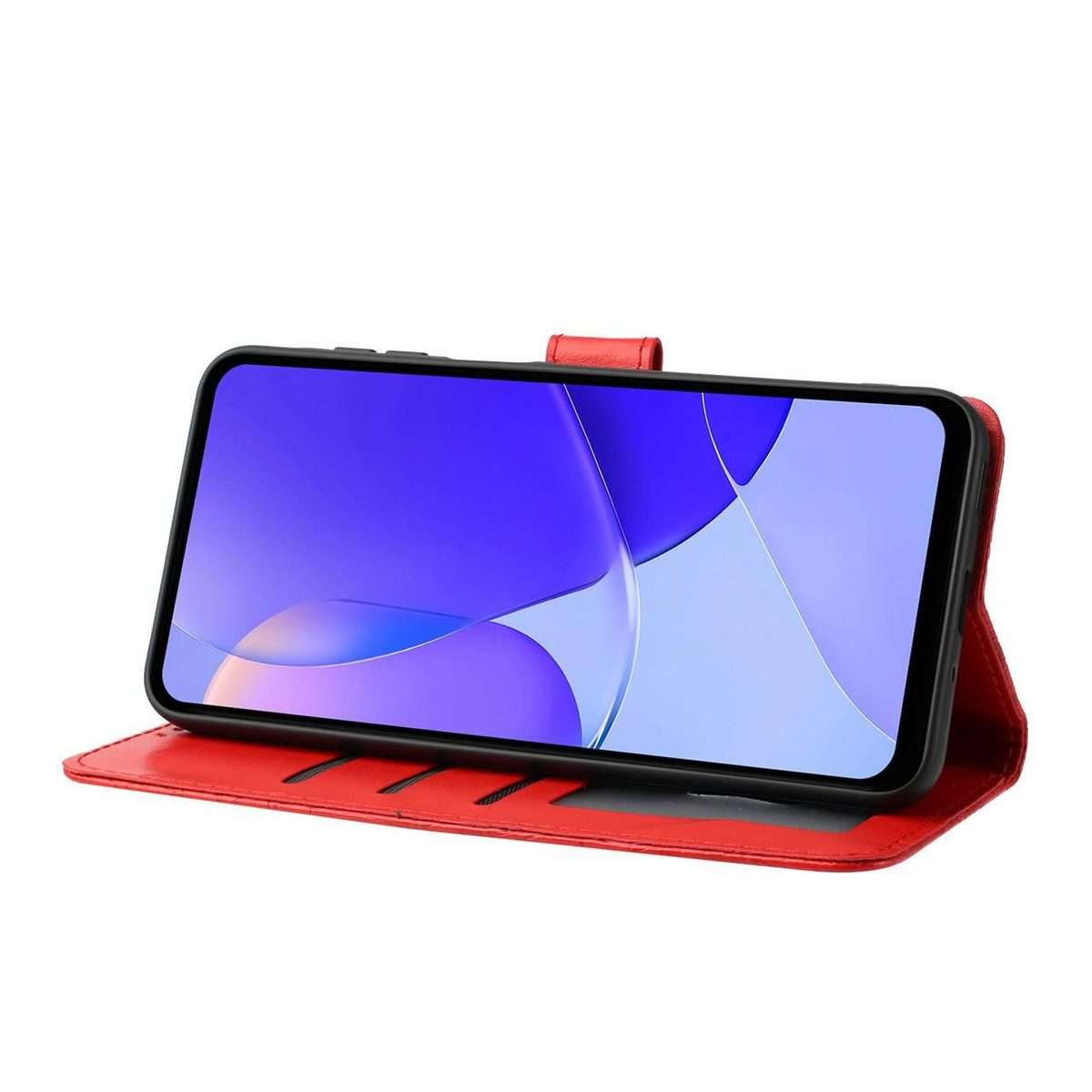 For Redmi K90 / Poco F8 Pro Daisy Embossed Leather Phone Case(Red)