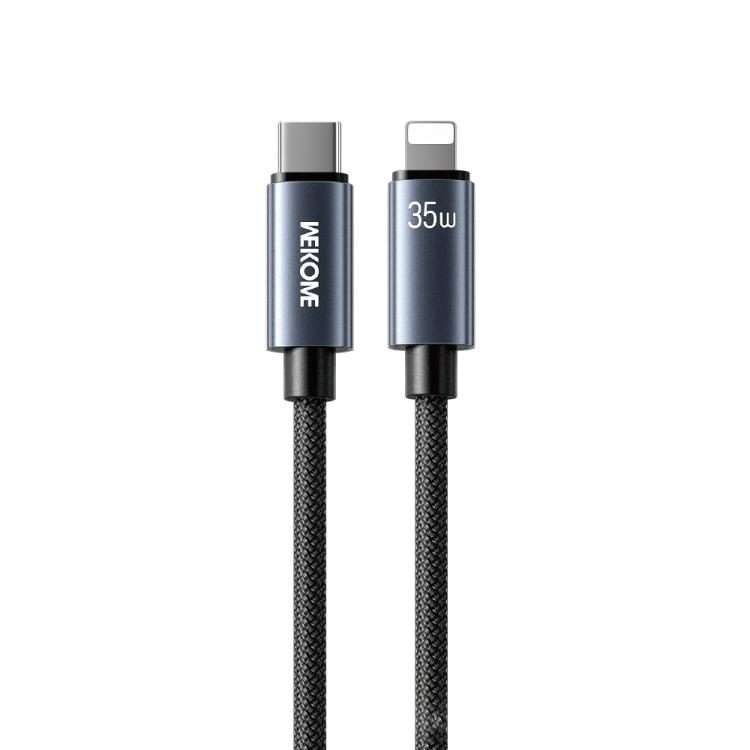 WK WDC-65 PD35W Type-C to 8 Pin Fast Charging Data Cable, Length: 1.2m(Black)