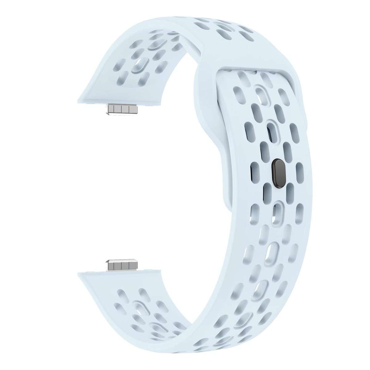 For Huawei Watch Fit 4 Pro / Fit 4 / Fit 3 xDfind Mesh Reverse Buckle Silicone Wa ... (Light Blue)