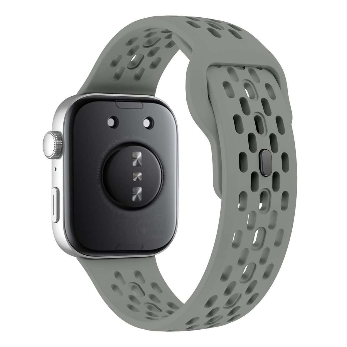 For Huawei Watch Fit 4 Pro / Fit 4 / Fit 3 xDfind Mesh Reverse Buckle Silicon ... (Starlight Grey)
