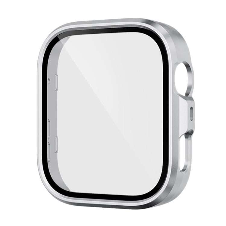 For Huawei Watch Fit 4 Pro Tempered Film Integrated PC Watch Protective Case(Silver)
