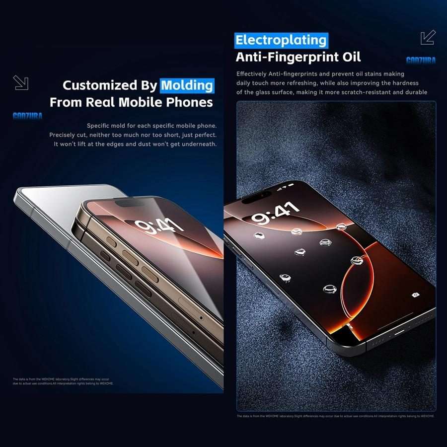 For iPhone 13 Pro Max / 14 Plus WK WTP-115 Easy Install 6D Curved Ultra-Fine Edge HD Tempered Glas