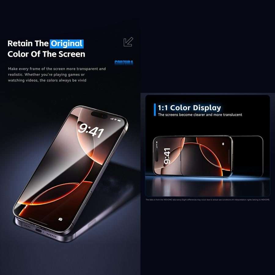 For iPhone 13 Pro Max / 14 Plus WK WTP-115 Easy Install 6D Curved Ultra-Fine Edge HD Tempered Glas