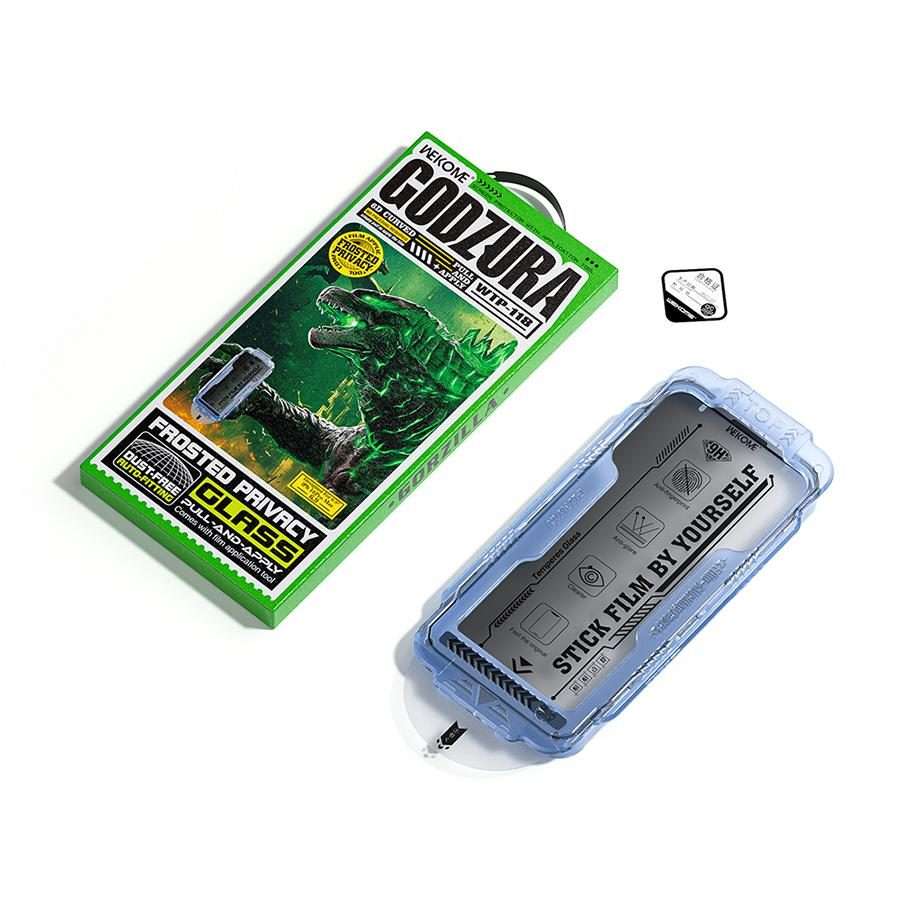 For iPhone 13 Pro Max / 14 Plus WK WTP-118 Easy Install 6D Curved Ultra-Fine Edge Frosted Privacy