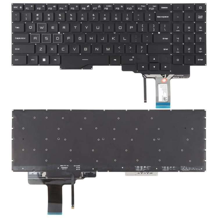 US Version Backlit Laptop Keyboard for Xiaomi Redmi G 2021 2020 XMG2003-AJ/AB/-AL RMG2 ... (Black)