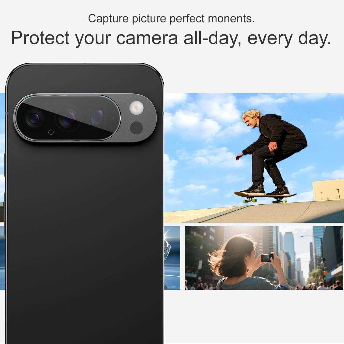 For Google Pixel 10 Pro IMAK Thin Rear Camera Lens Glass Film, Scaled-Down Version