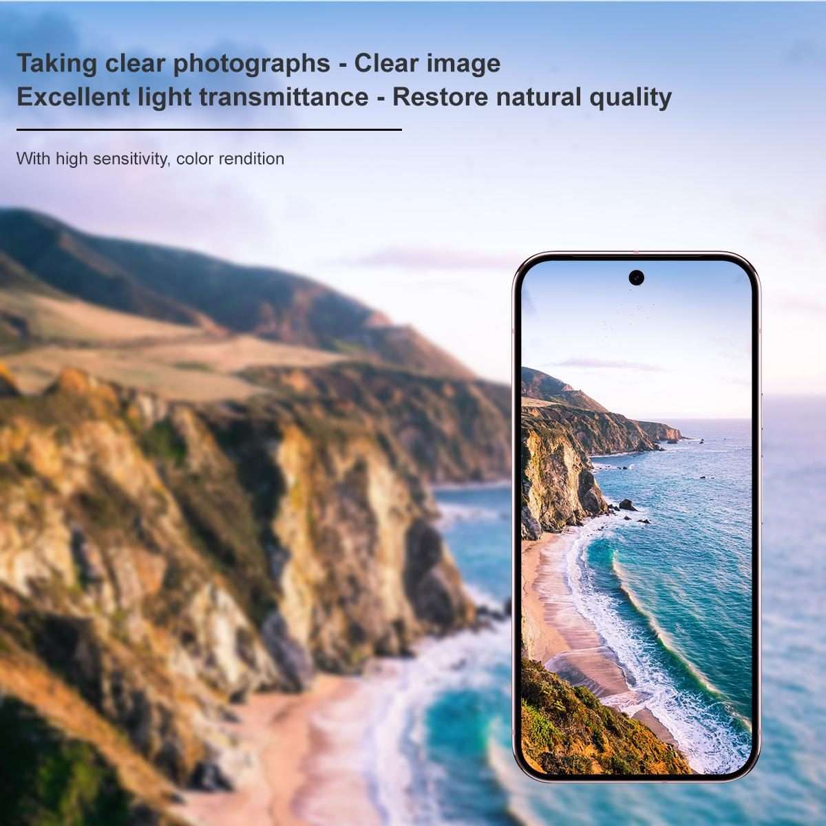 For Google Pixel 10 Pro IMAK Thin Rear Camera Lens Glass Film, Scaled-Down Version