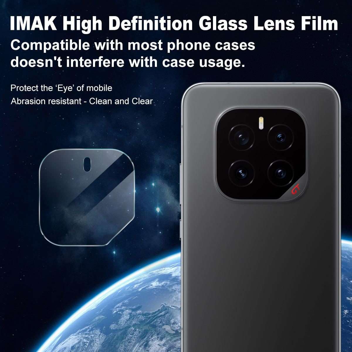 For Honor GT Pro 5G IMAK Rear Camera Lens Glass Film Thin Version