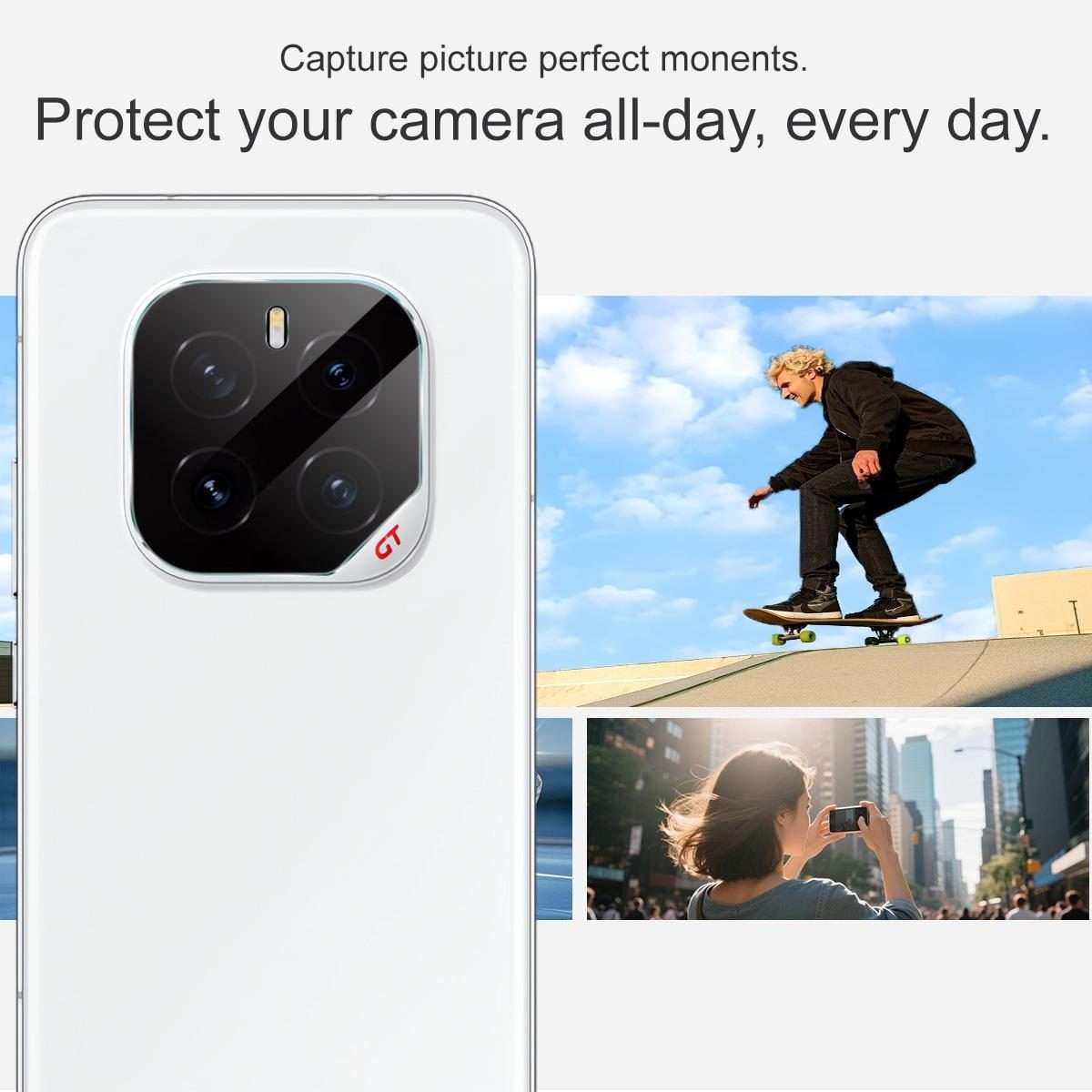 For Honor GT Pro 5G IMAK Rear Camera Lens Glass Film Thin Version
