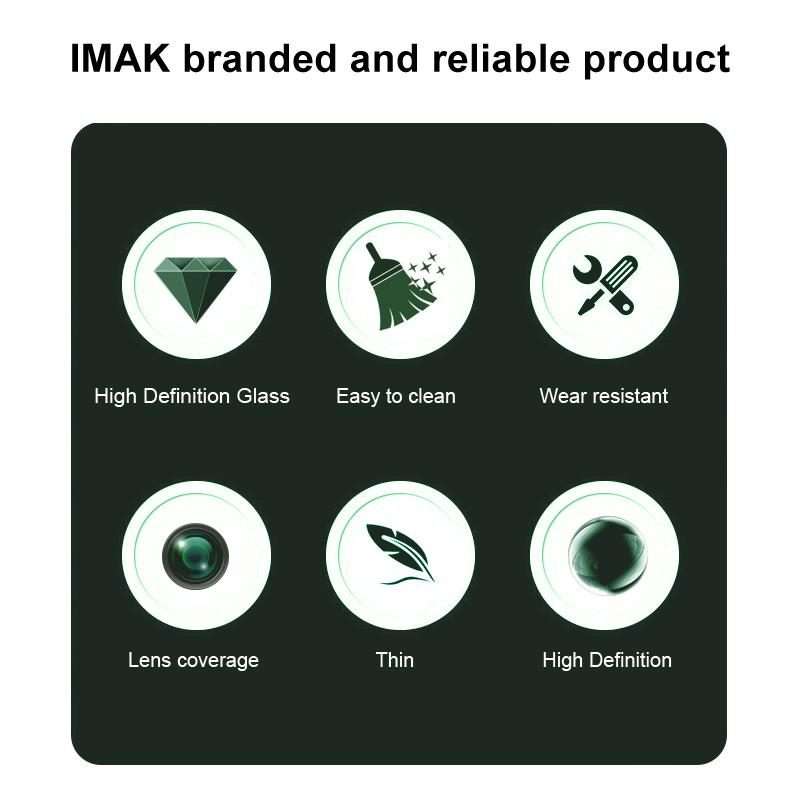 For Honor GT Pro 5G IMAK Rear Camera Lens Glass Film Thin Version