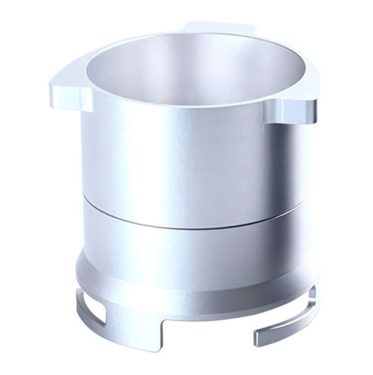 For Breville 8 Series Coffee Machine Handle Rotary Dosing Cup Mug Coffee Powder Feeder(Silver)