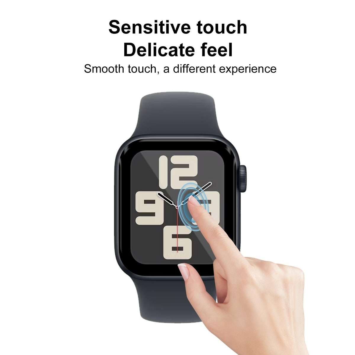 For Apple Watch Series 6&SE&5&4 40mm 2pcs xDfind Curved 3D Composite Material Soft Film Screen Pro