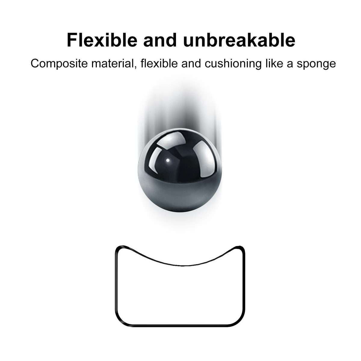 For Xiaomi Mi Band 8 Pro 2pcs xDfind Curved 3D Composite Material Soft Film Screen Protector