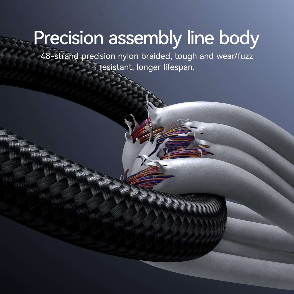JOYROOM S-A16 Pro Prism Series 100W Digital Display Type-C Fast Charging Data Cable, L ... (Black)