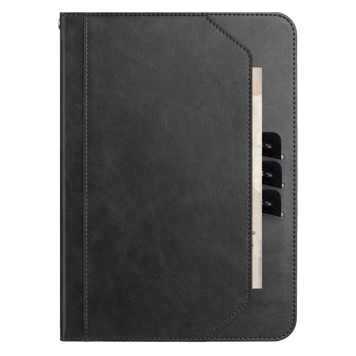For iPad Air 11 2026 / 2025 / 2024 Multifunctional Wristband Leather Smart Tablet Case(Black)