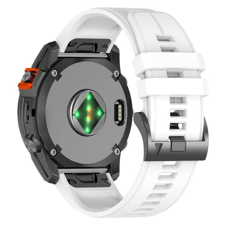For Garmin 22mm Official Quick Release Silicone Watch Band(White)