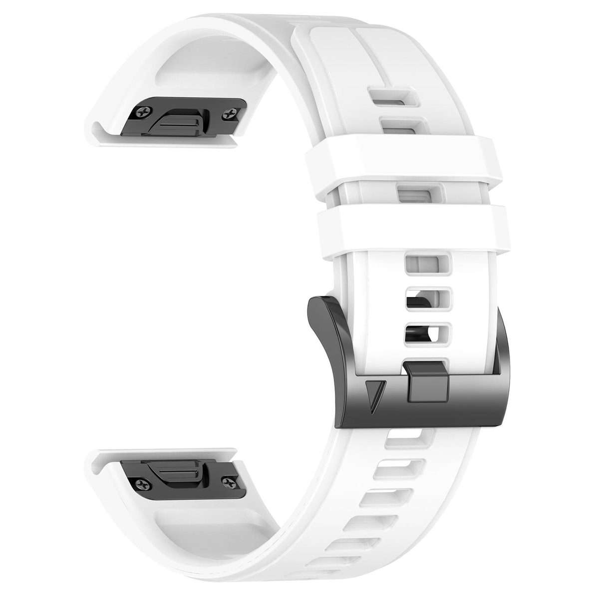 For Garmin 22mm Official Quick Release Silicone Watch Band(White)