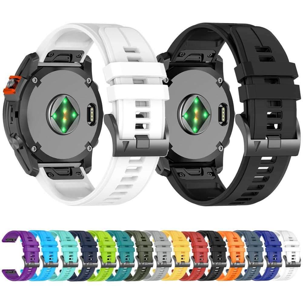 For Garmin 22mm Official Quick Release Silicone Watch Band(White)