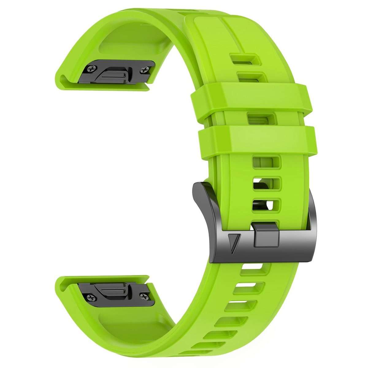 For Garmin 22mm Official Quick Release Silicone Watch Band(Green)