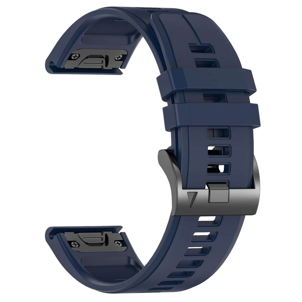 For Garmin 22mm Official Quick Release Silicone Watch Band(Dark Blue)