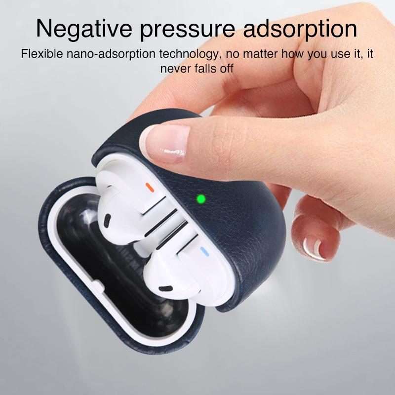 For Samsung Galaxy Buds 3 / 3 Pro Oily Skin Texture PU Earphones Case with Hook(Red)