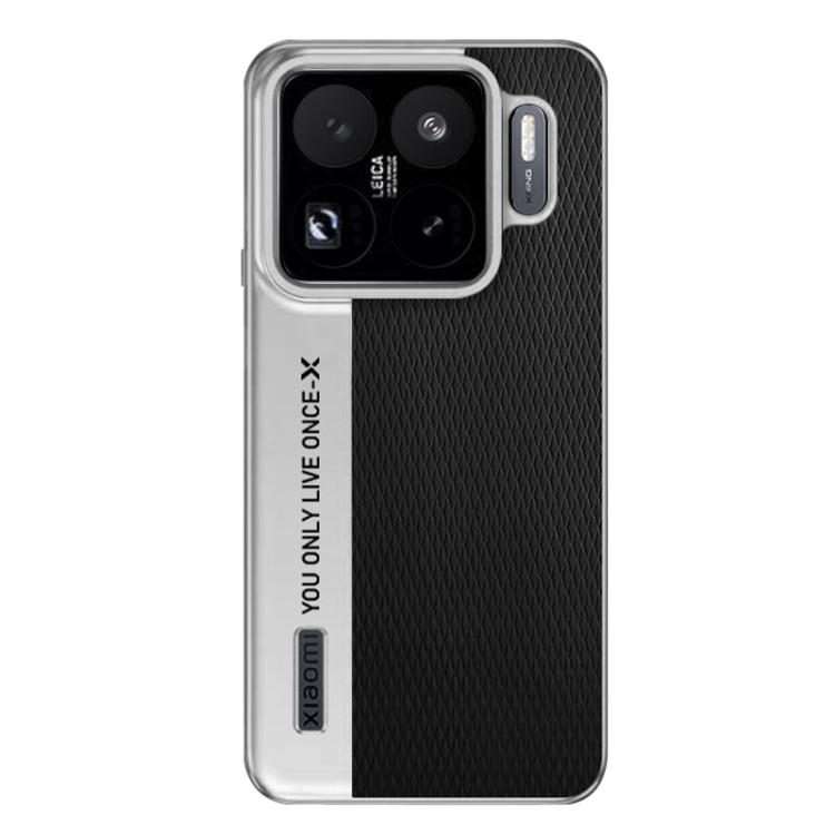 For Xiaomi 15S Pro Camera Design Diamond Texture Leather PC Phone Case(Black)