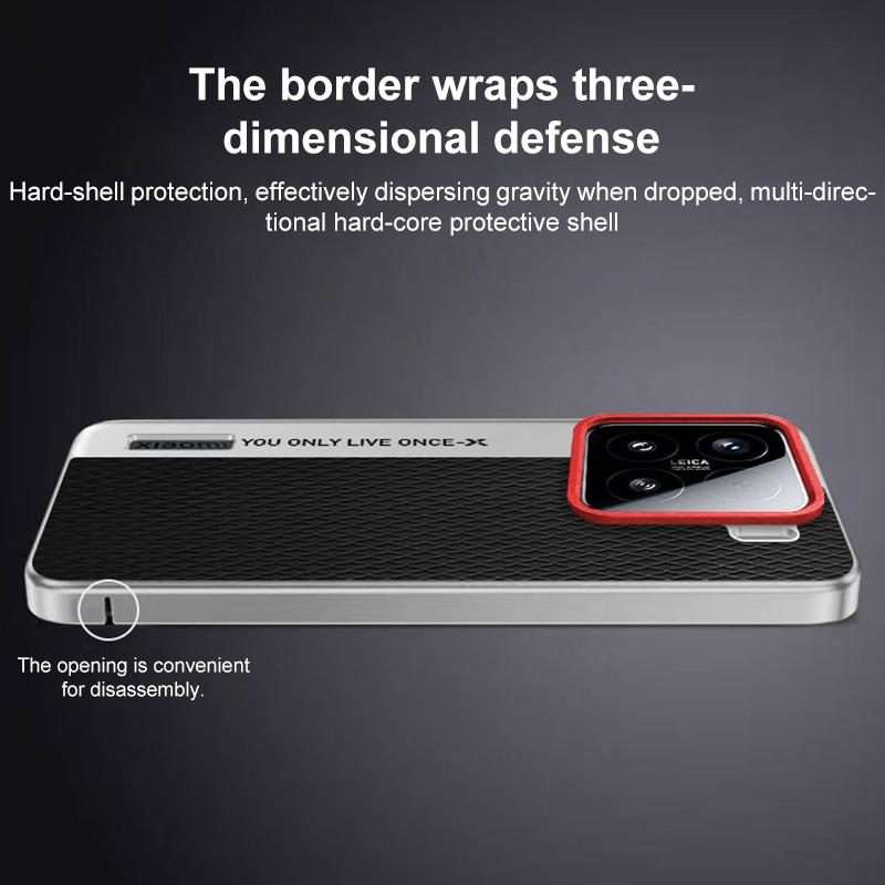 For Xiaomi 15S Pro Camera Design Diamond Texture Leather PC Phone Case(Black)