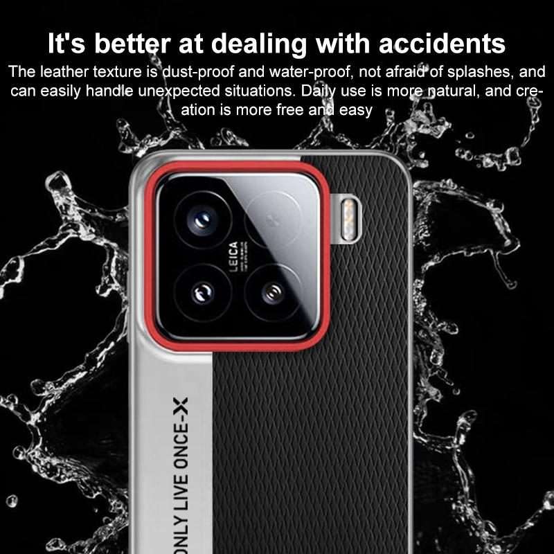 For Xiaomi 15S Pro Camera Design Diamond Texture Leather PC Phone Case(Black)