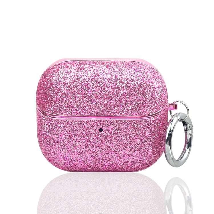 For Samsung Galaxy Buds 3 / 3 Pro Electroplating Glitter Powder Wireless Earphone Prote ... (Pink)
