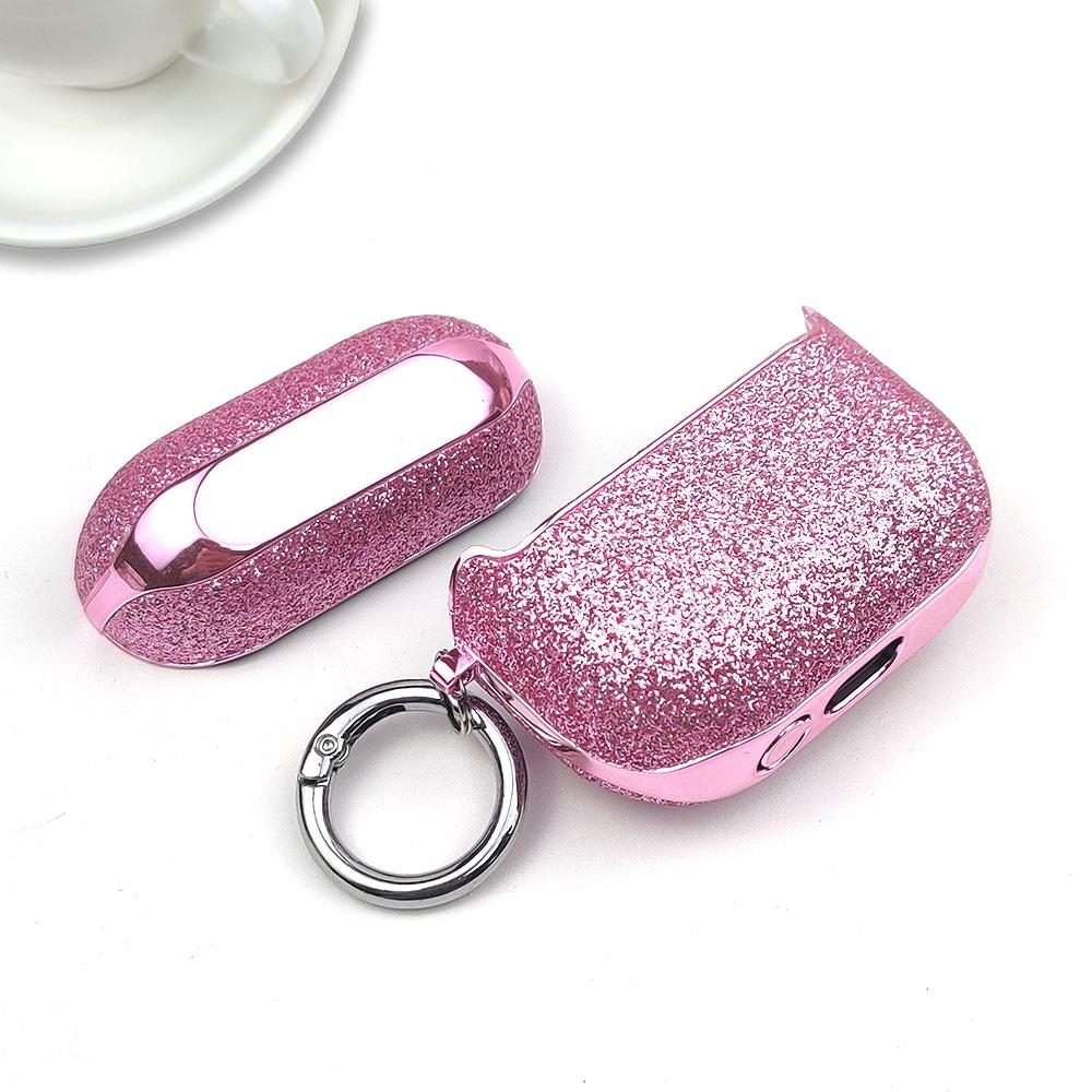 For Samsung Galaxy Buds 3 / 3 Pro Electroplating Glitter Powder Wireless Earphone Prot ... (Black)