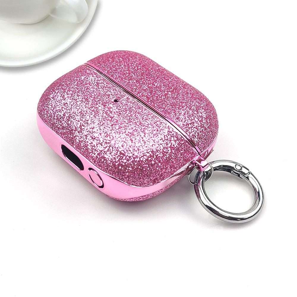 For Samsung Galaxy Buds 3 / 3 Pro Electroplating Glitter Powder Wireless Earphone Prot ... (Black)