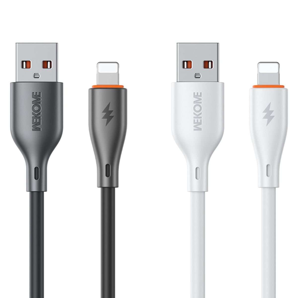 WK WDC-67i Kinkong 1m 12W PVC Data Cable, Interface:USB to 8 Pin(White)