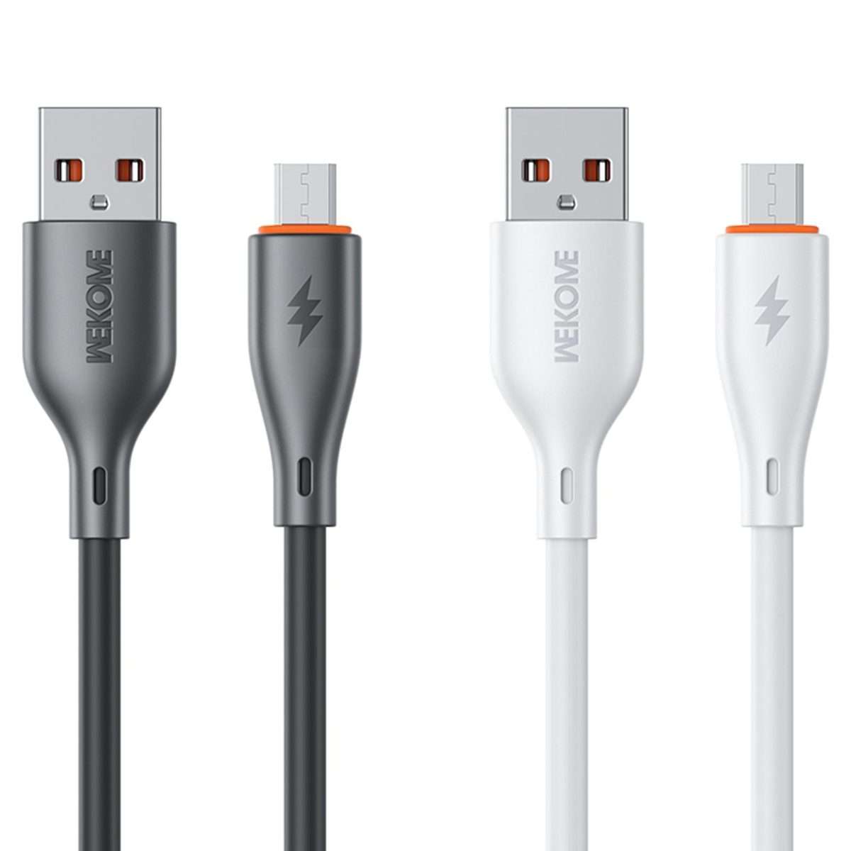 WK WDC-67m Kinkong 1m 12W PVC Data Cable, Interface:USB to Micro(Black)