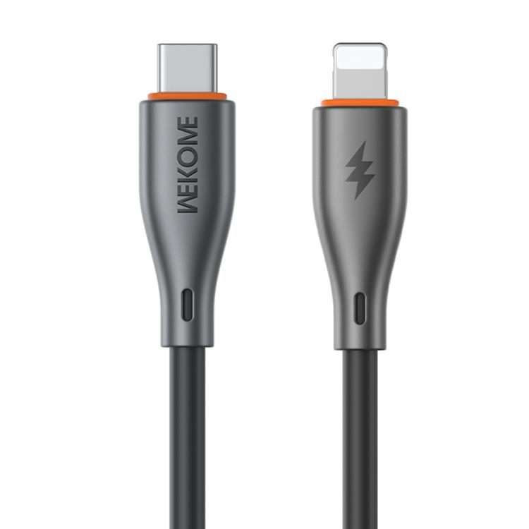 WK WDC-69 Kinkong Flash Series 1m PD27W PVC Fast Charging Data Cable, Interface:Type-C ... (Black)