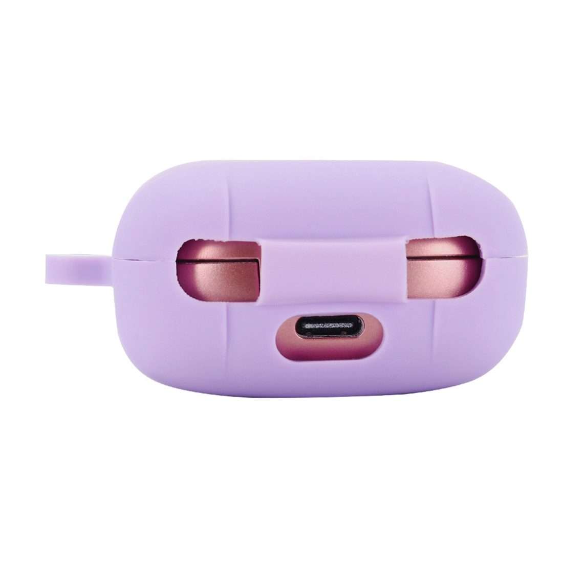 Anti-fall Silicone Earphone Protective Case with Hook For Samsung Galaxy Buds Live/ B ... (Purple)