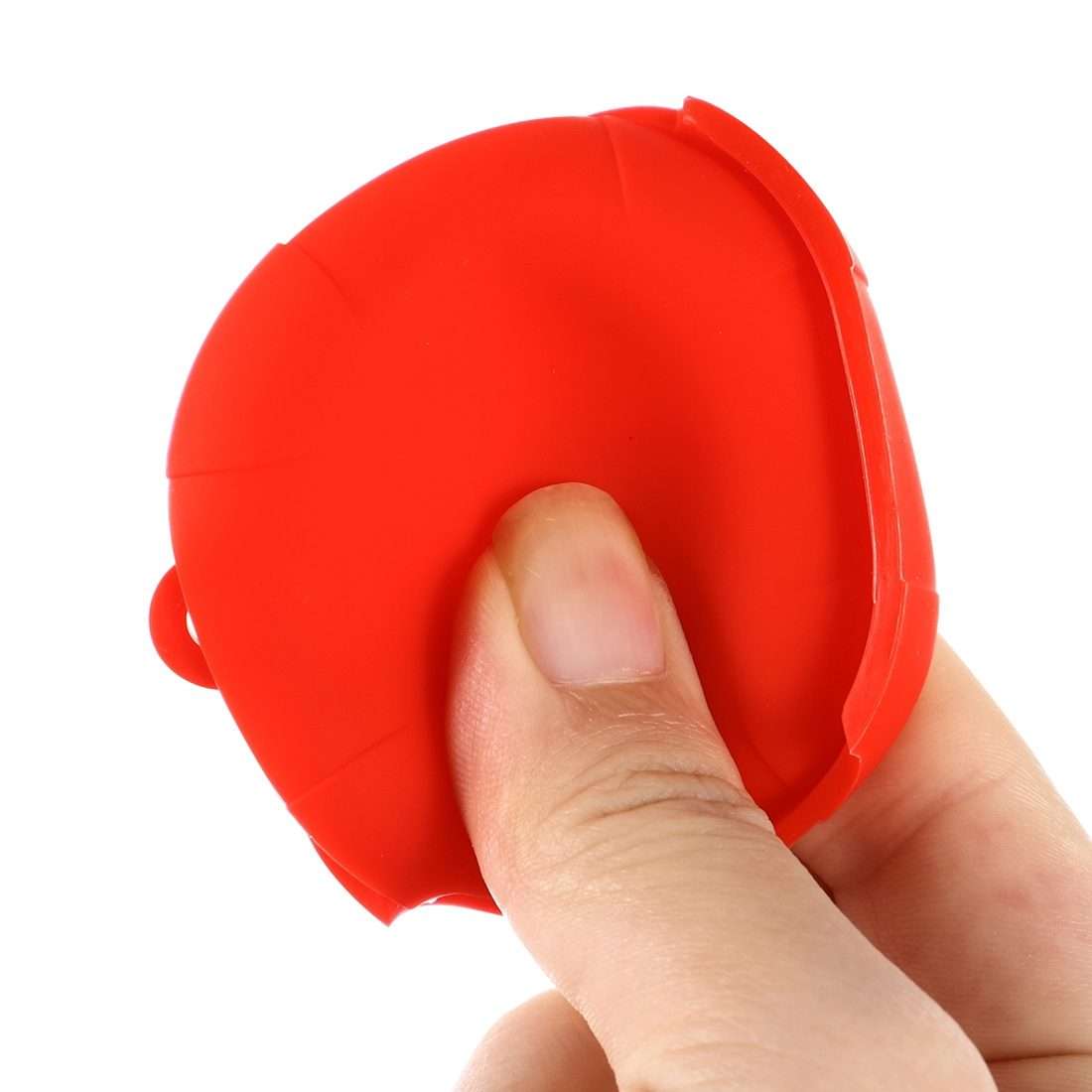Anti-fall Silicone Earphone Protective Case with Hook For Samsung Galaxy Buds Live/ Buds ... (Red)