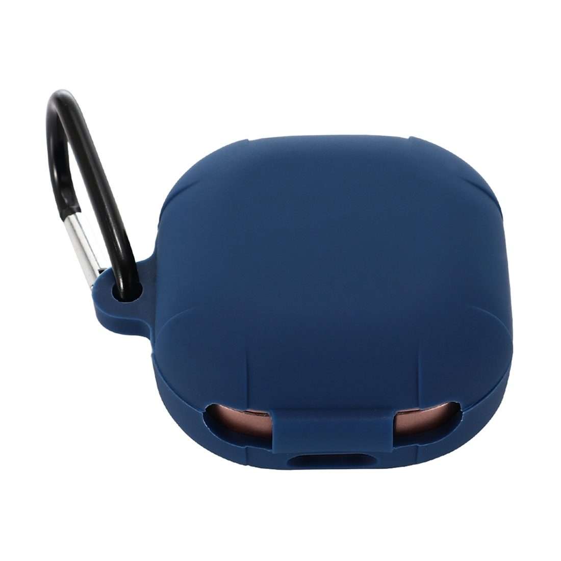 Anti-fall Silicone Earphone Protective Case with Hook For Samsung Galaxy Buds Live ... (Dark Blue)